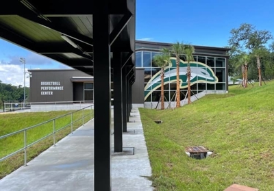 JU Basketball Facility entrance Photo